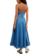 Another Season Midi Dress in Boardwalk Blue