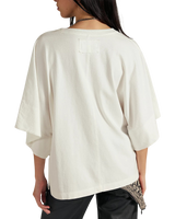 The Free People Womens Atlas Dolman T-Shirt in Clean Ivory