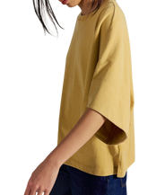 The Free People Womens Atlas Dolman T-Shirt in Fallen Leaf