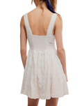 Can't Help It Mini Dress in Champagne Sugar Comb