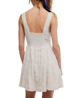 Can't Help It Mini Dress in Champagne Sugar Comb
