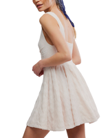 Can't Help It Mini Dress in Champagne Sugar Comb