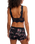 Petal Party Plunge Bralette in Black