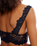 Petal Party Plunge Bralette in Black