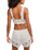 Petal Party Plunge Bralette in Clean Ivory