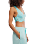 Petal Party Plunge Bralette in Watersprout