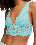 Petal Party Plunge Bralette in Watersprout