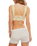 Petal Party Plunge Bralette in Vanilla Custard
