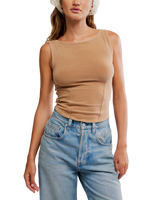 Iconic Tank Top in Tannin