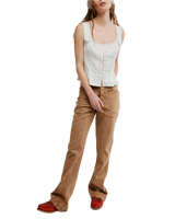 Bridgette Corset Top in Clean Ivory