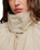 The Free People Womens Chelsea Funnel-Neck Jacket in Oatmeal