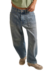 Minimalist Moxie Barrel Jeans in County Fair