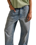 Minimalist Moxie Barrel Jeans in County Fair