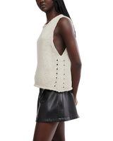 The Free People Womens Opal Tank Top in Tea