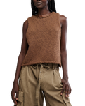 The Free People Womens Opal Tank Top in Emperador