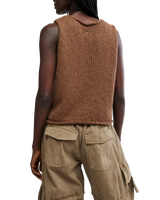 The Free People Womens Opal Tank Top in Emperador