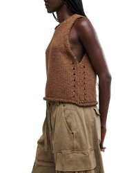 The Free People Womens Opal Tank Top in Emperador