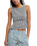 Sunfaded Top in Black & White Combo