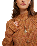Low Tide Jumper in Cinnamon Spice