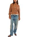 Low Tide Jumper in Cinnamon Spice