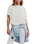 Elsie Swing T-Shirt in White Whisper