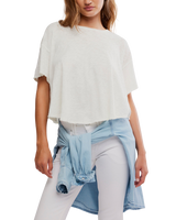 Elsie Swing T-Shirt in White Whisper