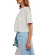 Elsie Swing T-Shirt in White Whisper