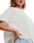 Elsie Swing T-Shirt in White Whisper