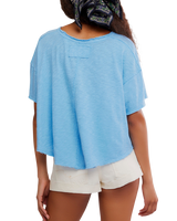 Elsie Swing T-Shirt in Blissful Blue