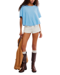 Elsie Swing T-Shirt in Blissful Blue