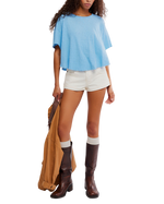 Elsie Swing T-Shirt in Blissful Blue
