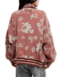Print Mix Cardi in Whisper Pink Combo