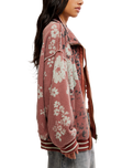 Print Mix Cardi in Whisper Pink Combo
