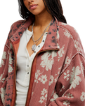 Print Mix Cardi in Whisper Pink Combo