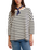 The Free People Womens 2 Sense Long Sleeve T-Shirt in Ivory Combo