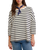 The Free People Womens 2 Sense Long Sleeve T-Shirt in Ivory Combo