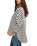 The Free People Womens 2 Sense Long Sleeve T-Shirt in Ivory Combo