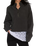 Celeste Quarter Zip Sweatshirt in Black
