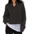 Celeste Quarter Zip Sweatshirt in Black