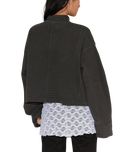 Celeste Quarter Zip Sweatshirt in Black