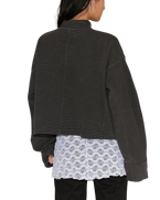 Celeste Quarter Zip Sweatshirt in Black
