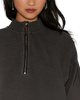 Celeste Quarter Zip Sweatshirt in Black