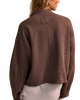 Celeste Quarter Zip Sweatshirt in Mochachinno