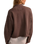Celeste Quarter Zip Sweatshirt in Mochachinno