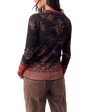 Easy Does It Printed Long Sleeve T-Shirt in Black Combo
