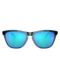 The Oakley Frogskin Prizm Sunglasses in Prizm Sapphire & Crystal Black