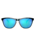 The Oakley Frogskin Prizm Sunglasses in Prizm Sapphire & Crystal Black