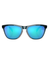 The Oakley Frogskin Prizm Sunglasses in Prizm Sapphire & Crystal Black