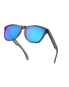 The Oakley Frogskin Prizm Sunglasses in Prizm Sapphire & Crystal Black
