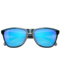 The Oakley Frogskin Prizm Sunglasses in Prizm Sapphire & Crystal Black